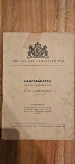 Handgranaten-ontwerpvoorschrift 11-08-1945, Verzenden, Nederland, Boek of Tijdschrift