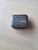 Philips kwaliteits pruimrollen blikje, Verzamelen, Rookartikelen, Aanstekers en Luciferdoosjes, Gebruikt, Ophalen of Verzenden