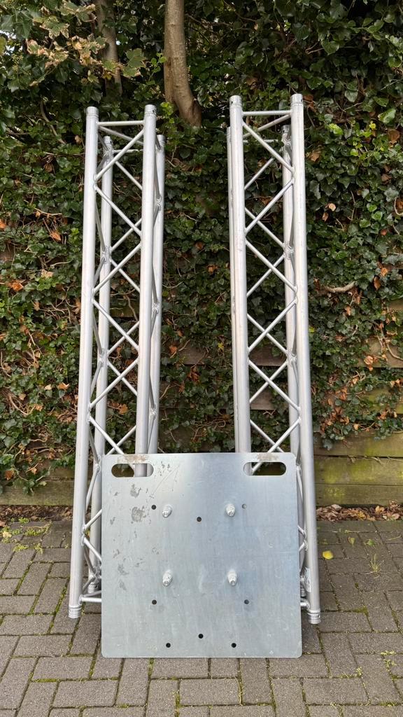 Prolyte vierkante truss, baseplates en conische koppelingen, Muziek en Instrumenten, Licht en Laser, Gebruikt, Overige typen, Ophalen