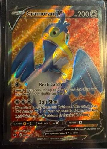 Cramorant v full art 198/202 RAW beschikbaar voor biedingen