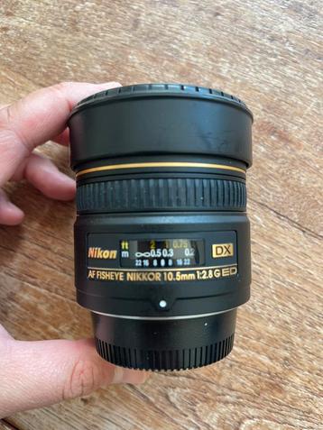 Nikon AF 10.5mm f/2.8G ED DX Fisheye objectief
