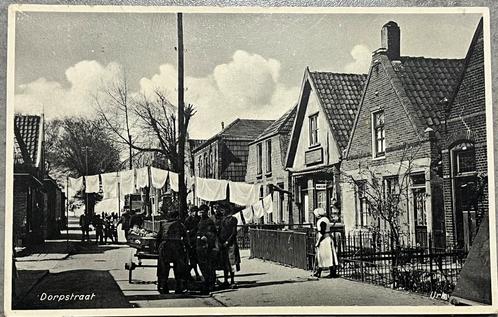 kaart Dorpsstraat Urk klederdracht, Verzamelen, Ansichtkaarten | Nederland, Flevoland, Ophalen of Verzenden