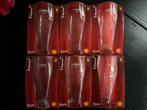 Mooie set V-Power Ferrari F1 glazen (Coca Cola glazen), Nieuw, Frisdrankglas, Ophalen of Verzenden