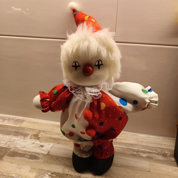 Vintage muziek  Clown Pop, Kinderen en Baby's, Speelgoed | Knuffels en Pluche, Nieuw, Overige typen, Ophalen of Verzenden