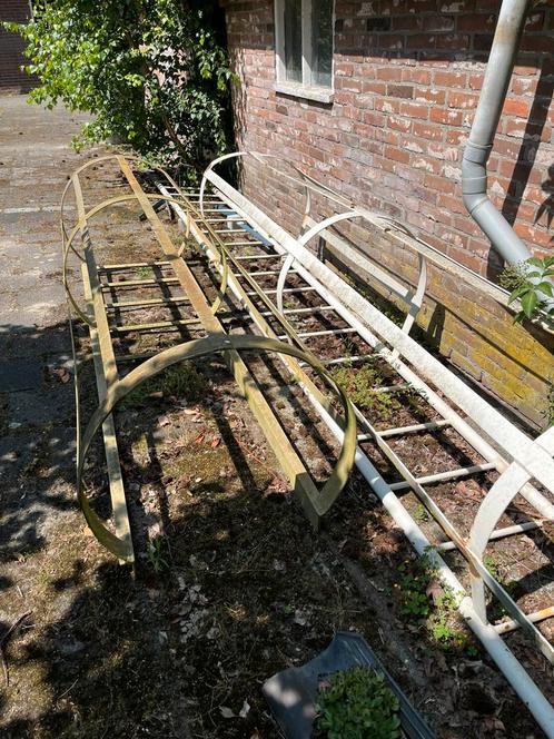 Kooiladder geveltrap 5.57 meter 20 treden 55 cm br, Doe-het-zelf en Verbouw, Ladders en Trappen, Nieuw, Trap, 4 meter of meer