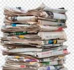 Gratis wie heeft er een stapeltje kranten liggen, Ophalen