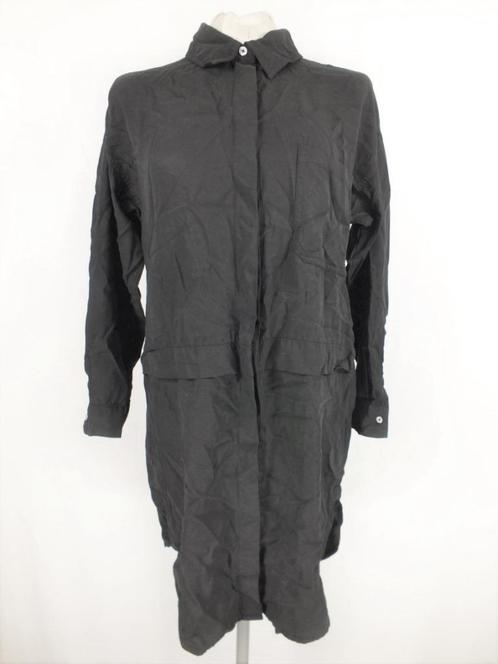 Stoere zwarte jurk.Mt XS.Merk Zara, Kleding | Dames, Jurken, Zo goed als nieuw, Maat 34 (XS) of kleiner, Zwart, Knielengte, Ophalen of Verzenden