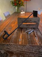 Brocante Steenmal, Theelicht & Houten Knijpers, Antiek en Kunst, Ophalen of Verzenden