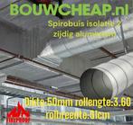 Isolatie op rol voor spirobuis luchtkanalen 50 mm dik rd4.7