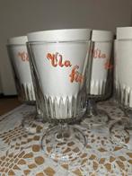 Oude VlaFlip glazen op voet, Ophalen of Verzenden, Huis en Inrichting