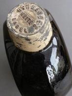 Om 1850 Jager Jagers Fles Snapsfles "Flachmann" Flesje, Antiek en Kunst, Antiek | Glas en Kristal, Ophalen of Verzenden