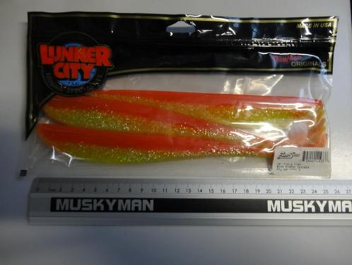 Kunstaas: Lunker City Fin-S Fish 10 inch shads, Watersport en Boten, Hengelsport | Roofvissen, Nieuw, Overige typen, Verzenden
