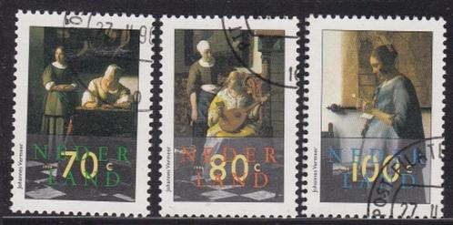 2035 - Nederland nvph 1664/1666 gestempeld , Johannes Vermee, Postzegels en Munten, Postzegels | Nederland, Gestempeld, Na 1940