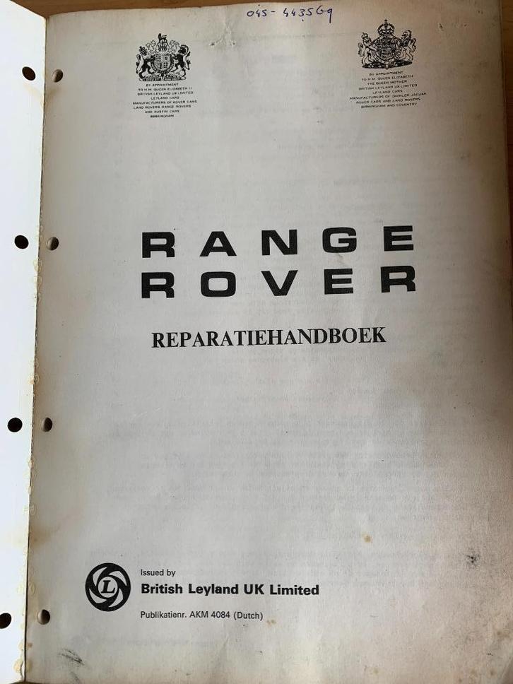Range rover reparatiehandboek., Boeken, Auto's | Boeken, Gelezen, Overige merken, Ophalen of Verzenden