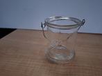 vaasje carpe diem, Ophalen of Verzenden, Zo goed als nieuw, Glas, Minder dan 50 cm