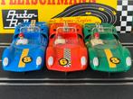 Fleischmann Ford Lotus Slot Car 3x Rood, Groen, Blauw, Ophalen of Verzenden, Zo goed als nieuw, Elektrisch, Fleischmann