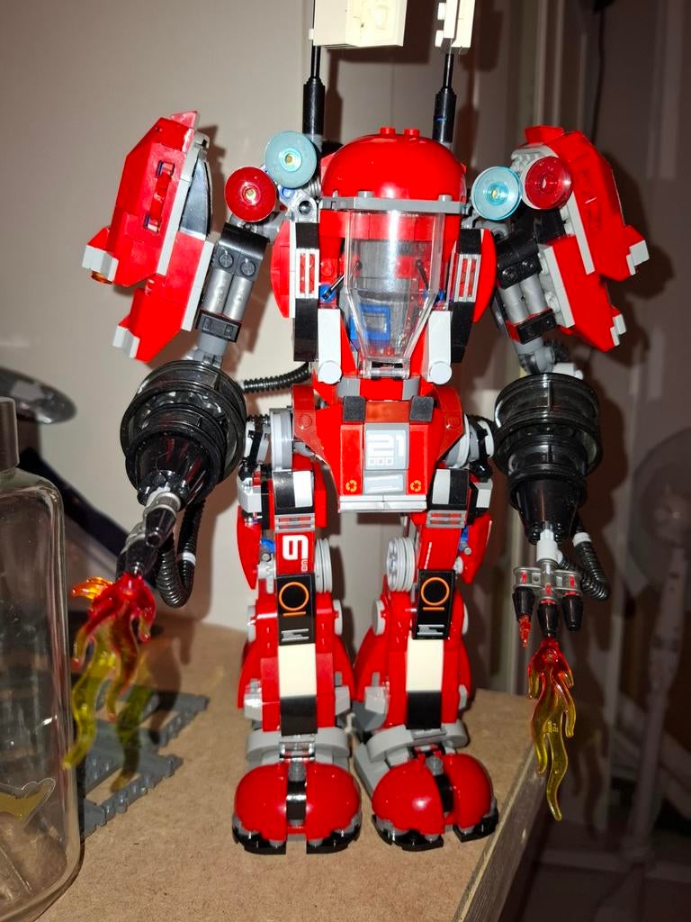 Lego Ninjago movie 70615 Vuurmecha, Kinderen en Baby's, Speelgoed | Duplo en Lego, Ophalen of Verzenden, Zo goed als nieuw