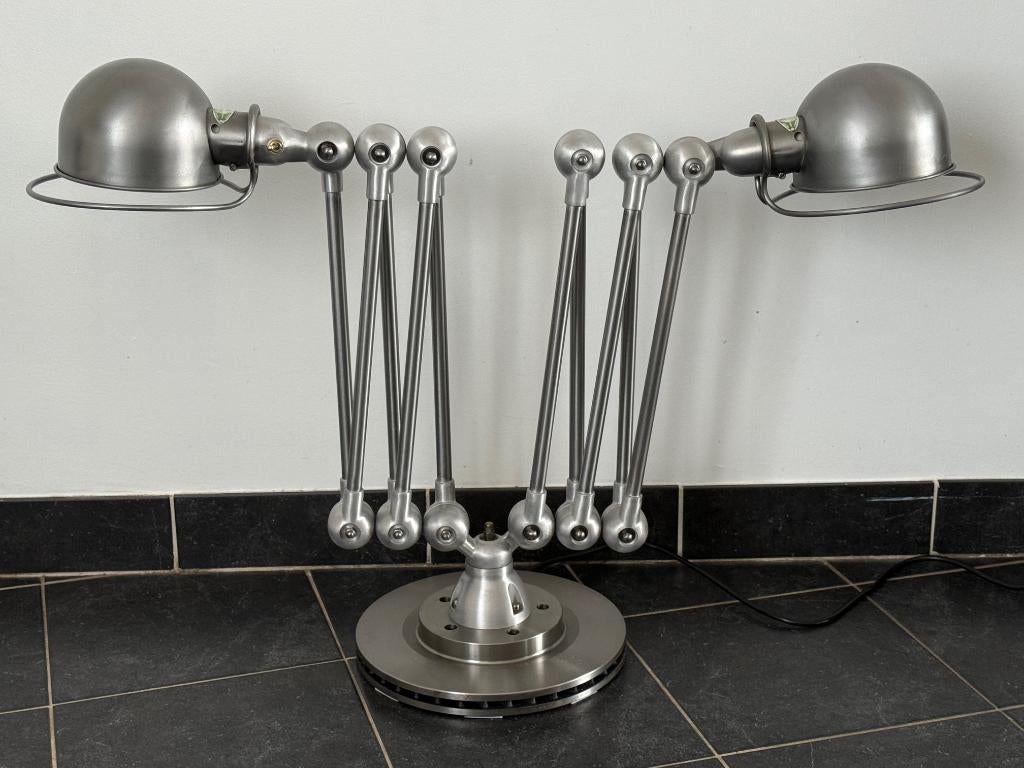 Jielde dubbele lamp, Verzenden, Gebruikt, Metaal, 150 tot 200 cm