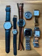 Lot van 6 Quartz Horloges - Werkend, Sieraden, Tassen en Uiterlijk, Horloges | Heren, Overige merken, Staal, Verzenden, Polshorloge
