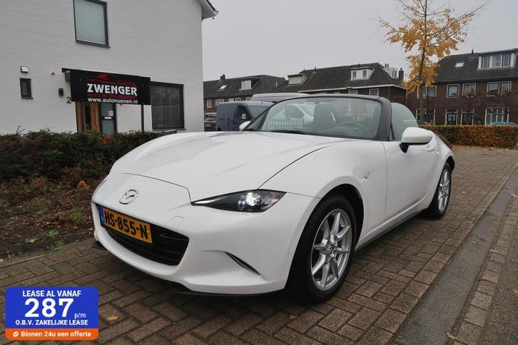 Mazda MX-5 1.5 SkyActiv-G 131 TS 1EIGENAAR|AIRCO|CRUISECONTR, Auto's, Mazda, Particulier, Te koop, MX-5, ABS, Airbags, Airconditioning