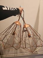Mooie Hanglampen Set-  pols potten diamond, Huis en Inrichting, Lampen | Hanglampen, Gebruikt, Ophalen of Verzenden, Metaal, Minder dan 50 cm