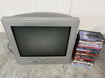 Thomson 21 inch CRT tv + DVD speler beschikbaar voor biedingen