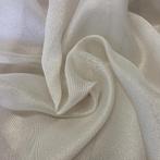 70% korting champagne vitrages op maat, Huis en Inrichting, 200 cm of meer, Nieuw, Ophalen of Verzenden, 200 cm of meer