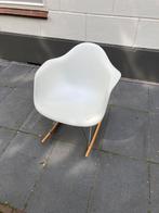 Leuke stoere vintage design schommelstoel, Design, Gebruikt, Ophalen of Verzenden, Wit