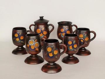 Koffiestel Keramiek Henk Potters Oisterwijk Design Vintage beschikbaar voor biedingen