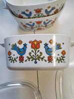 Vintage Corning Ware oven en braadpannen met deksel, Ophalen of Verzenden