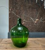 Helder groene gistfles wijnfles Frans Brocante, Antiek en Kunst, Curiosa en Brocante, Ophalen