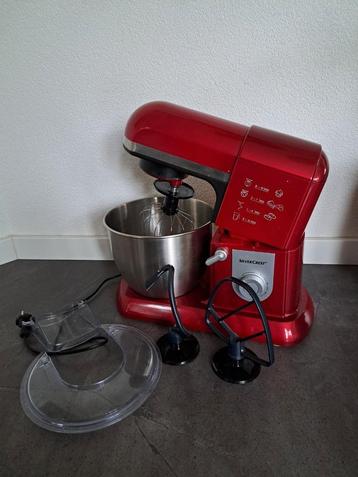 Keukenmachine Silvercrest zo goed als nieuw+extra accesoires beschikbaar voor biedingen