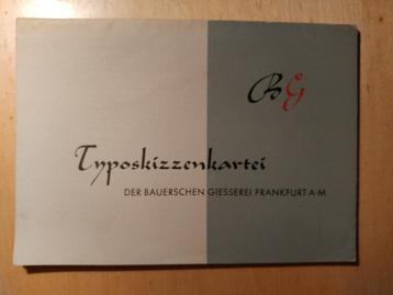 Letterproef: Typoskizzenkartei - Der Bauerschen Giesserei