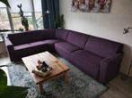 grote hoekbank met ronde hoek, veel zitplaats., Huis en Inrichting, Ophalen, Gebruikt, Stof