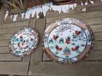 2 Chinese Schalen met kippendecor, Ophalen of Verzenden