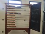 Super mooi schoolbord met telraam € 90, Ophalen, Zo goed als nieuw, Krijtbord