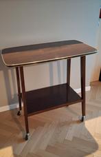Vintage, Mid century serveerwagen, theewagen, barwagen,tafel, Ophalen, Gebruikt, 50 tot 100 cm, 25 tot 50 cm