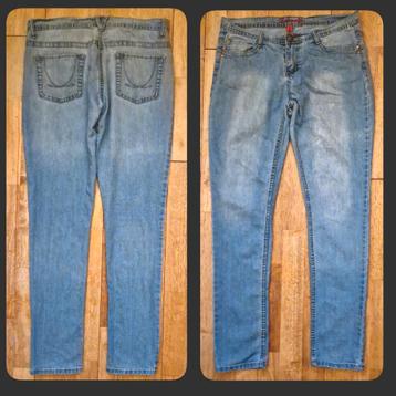 TAILLE👖𝟰𝟮 cm》___♀️ Spijkerbroek【★★★✩✩】mt.42【SKINNY】blauw beschikbaar voor biedingen