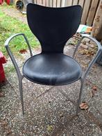 Akaba Gorka vergaderstoel/eetkamerstoel 4x, Huis en Inrichting, Stoelen, Ophalen, Gebruikt, Zwart, Strakke designer vlinderstoel voor vergaderruimte of eetkamer