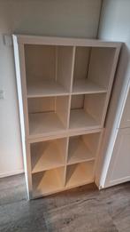 2 x 4 vakken kast Ikea Kallax wit, Ophalen, Met plank(en), Gebruikt, 50 tot 100 cm