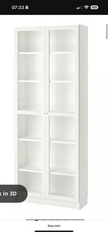 2 keer ikea billy vitrinekasten - afbeelding 4
