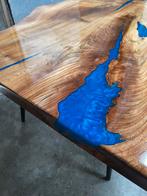 Epoxy boomstamtafel salontafel bijzettafel, Ophalen, 100 tot 150 cm, 50 tot 100 cm, Zo goed als nieuw