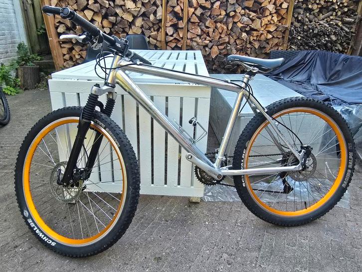 2 Mountainbikes - Shimano - hydraulische schijfremmen, Fietsen en Brommers, Fietsonderdelen, Gebruikt, Mountainbike, Ophalen