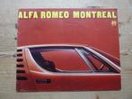 Alfa Romeo Montreal brochure  NL  , Gelezen, Alfa Romeo, Ophalen of Verzenden, Alfa Romeo