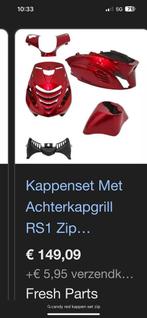 Zip kappenset sp sport model candy red, Ophalen of Verzenden, Zo goed als nieuw, Kap, Piaggio