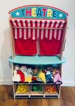 Jouéco 2-in-1 Theater & Winkel met Accessoires, Ophalen, Zo goed als nieuw, Jongen of Meisje