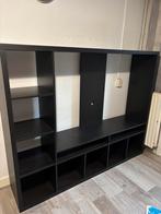 Ikea LAPLAND tv meubel zwart/bruin, Huis en Inrichting, Kasten | Wandmeubels, Ophalen, Zo goed als nieuw, Minder dan 150 cm, Minder dan 100 cm