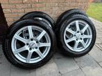 Winterbanden Hankook 205/55R16 met lichtmetalen velgen, Auto-onderdelen, Banden en Velgen, Ophalen, Gebruikt, 16 inch, Banden en Velgen
