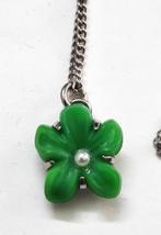 Leuk glazen bloem hangertje, met ketting (6917), Ophalen, Nieuw, Glas of Kristal, Bloem of Plant