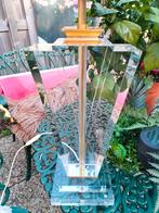 grote exclusieve plexiglas lampenvoet 45 cm h met kap 70cm h, Huis en Inrichting, Lampen | Tafellampen, Ophalen of Verzenden, Gebruikt